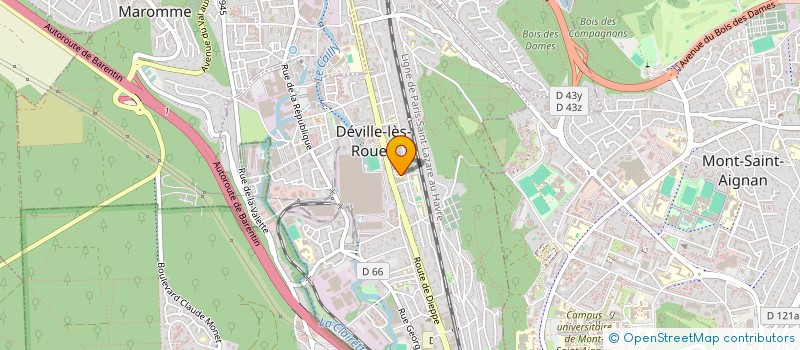 localisation de l'entreprise APOLOGY  DEVILLE-LES-ROUEN