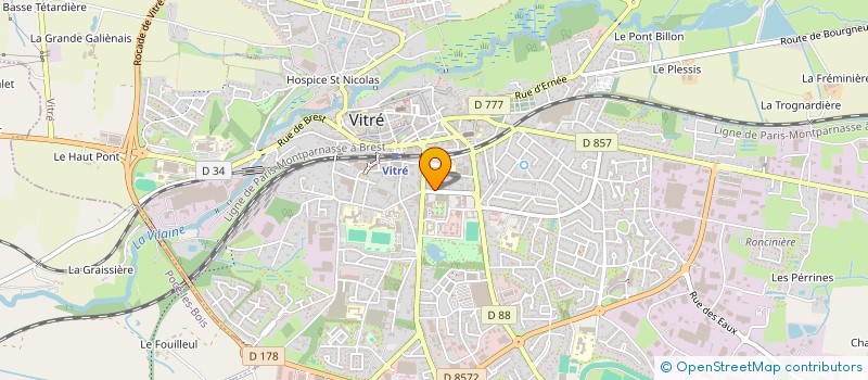 localisation de l'entreprise APOLOMER  VITRE