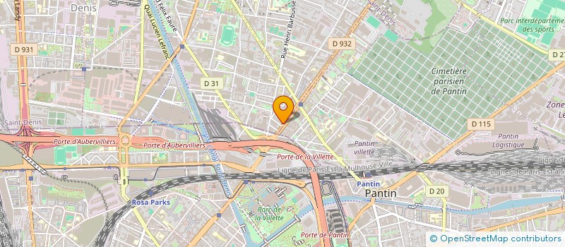 localisation de l'entreprise APOLON MUSIC FRANCE  AUBERVILLIERS