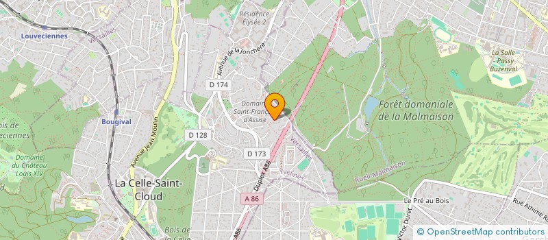 localisation de l'entreprise APOLOU  LA CELLE-SAINT-CLOUD