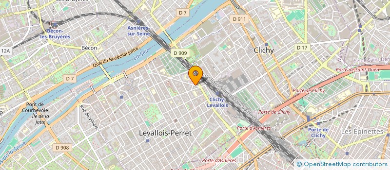 localisation de l'entreprise APOLUX à LEVALLOIS-PERRET
