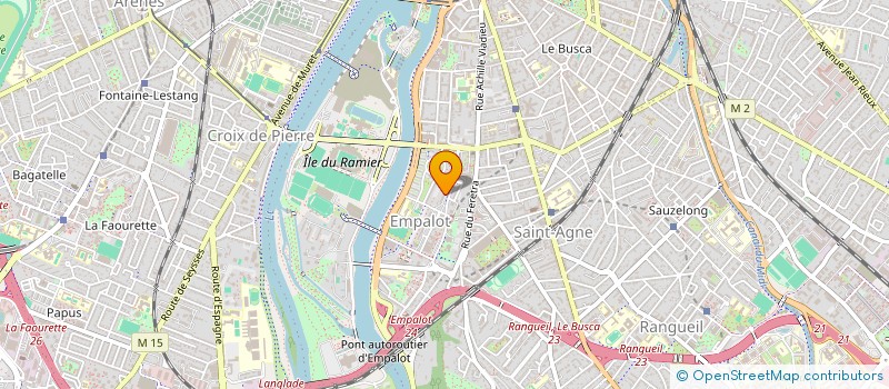 localisation de l'entreprise APOM à TOULOUSE