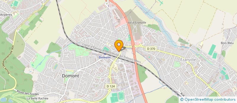 localisation de l'entreprise APONI  DOMONT