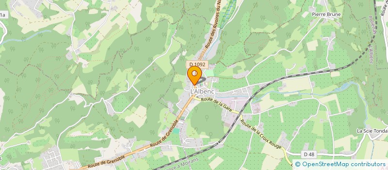 localisation de l'entreprise APONI CORP  L'ALBENC