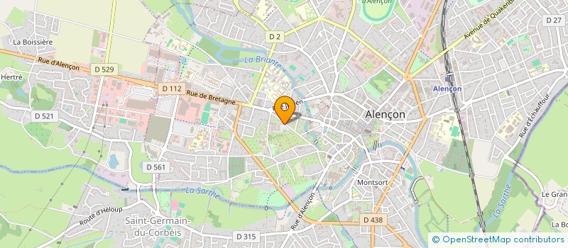 localisation de l'entreprise APOR ALENCON à ALENCON