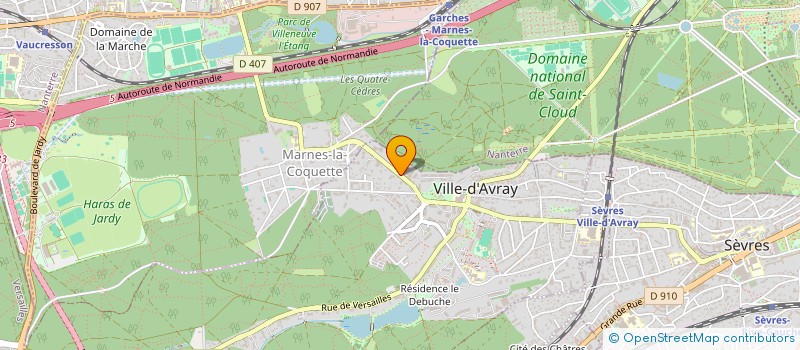 localisation de l'entreprise APOROVIC IMMO  VILLE-D'AVRAY