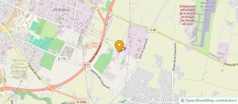 localisation de l'entreprise APORT BATIMENT  MALISSARD