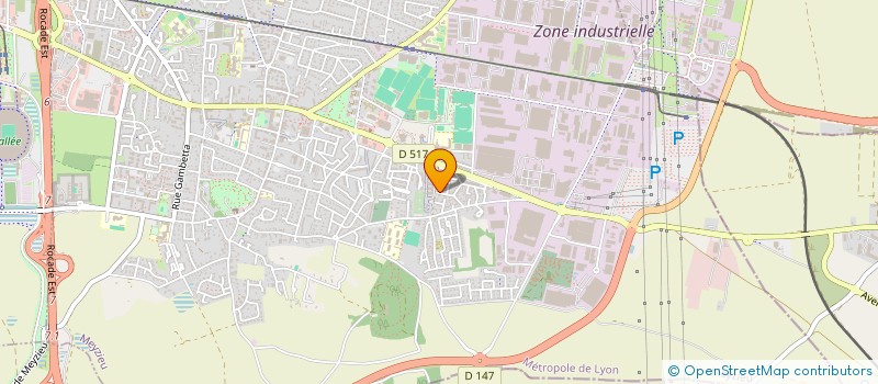 localisation de l'entreprise APOSE à MEYZIEU