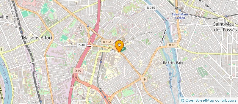 localisation de l'entreprise APOSIA  CRETEIL