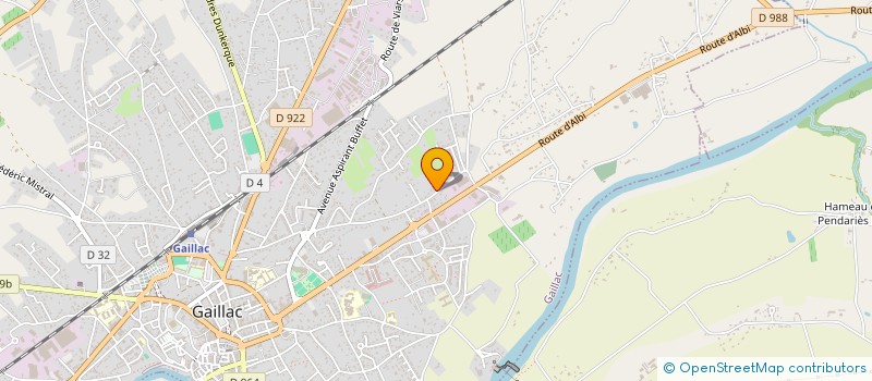 localisation de l'entreprise APOSSEHA  GAILLAC