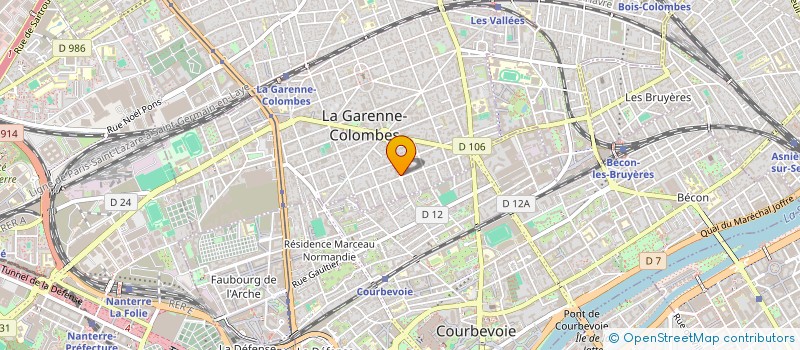 localisation de l'entreprise APOSTA à LA GARENNE-COLOMBES
