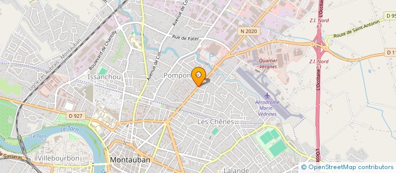 localisation de l'entreprise APOSTROPHE PUB  MONTAUBAN