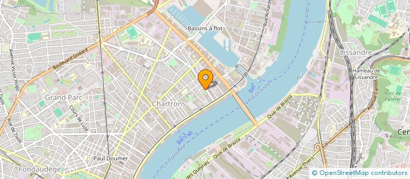 localisation de l'entreprise APOSTROPHE Z  BORDEAUX