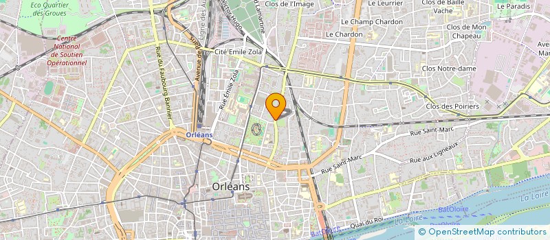 localisation de l'entreprise APOSTROPHE45 à ORLEANS