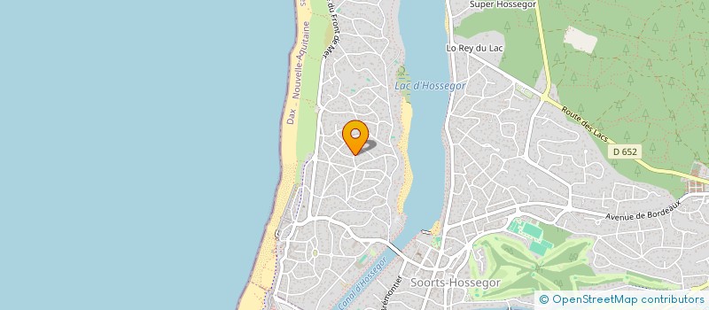 localisation de l'entreprise APOTHEOSE  SOORTS-HOSSEGOR