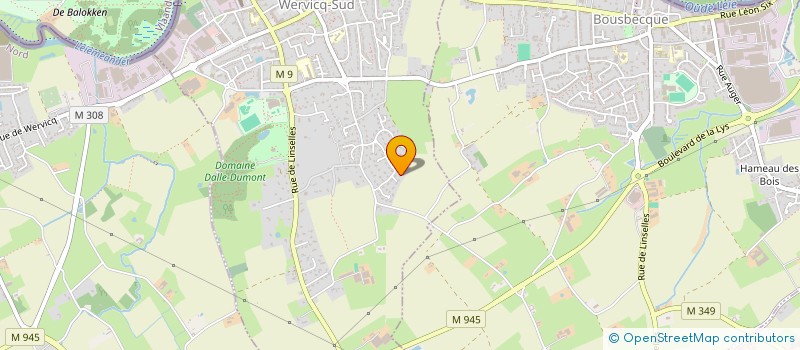 localisation de l'entreprise APOTHEOZ INVEST  WERVICQ-SUD