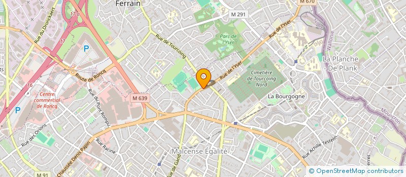 localisation de l'entreprise APOTHICAIRES REUNIS DU PONT DE NEUVILLE  TOURCOING