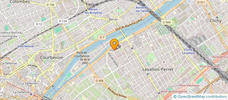 localisation de l'entreprise APOTHICLIC à LEVALLOIS-PERRET