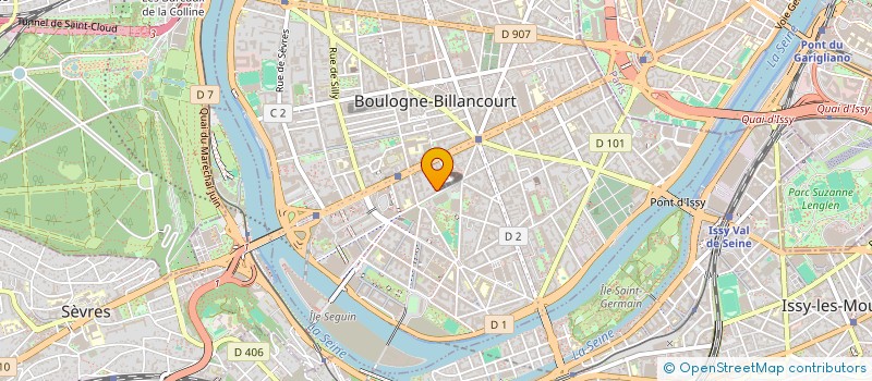 localisation de l'entreprise APOTIKADEL  BOULOGNE-BILLANCOURT