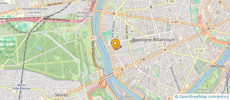 localisation de l'entreprise APOUTCHOUSHOP à BOULOGNE-BILLANCOURT
