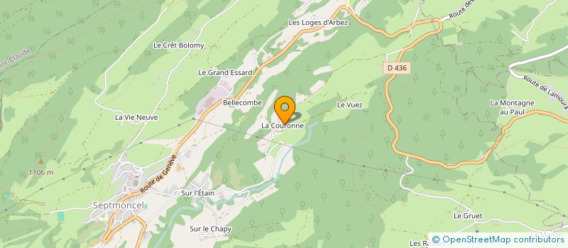 localisation de l'entreprise APOUTSIAK  SEPTMONCEL LES MOLUNES