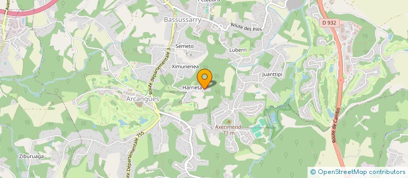localisation de l'entreprise APOVALEVA à BASSUSSARRY