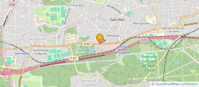 localisation de l'entreprise APOX ELECTRONIQUE à GARCHES