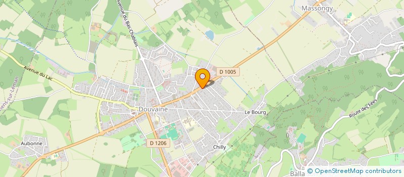 localisation de l'entreprise APP 5, 22 ROUTE DE THONON  DOUVAINE