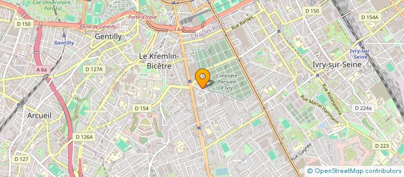 localisation de l'entreprise APP  LE KREMLIN-BICETRE