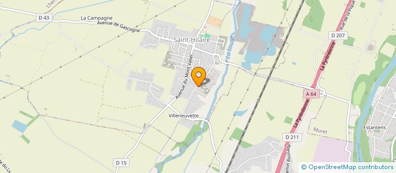 localisation de l'entreprise APP  SAINT-HILAIRE