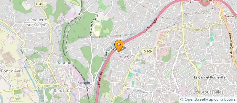 localisation de l'entreprise APP à MOUGINS