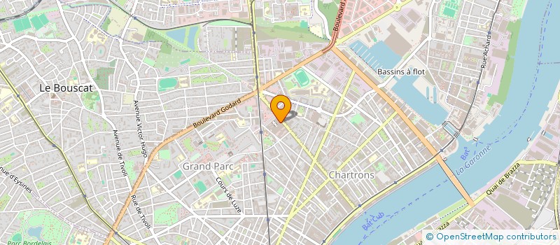 localisation de l'entreprise APP'ART ET DESIGN à BORDEAUX