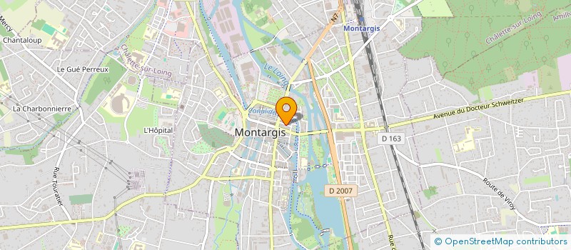 localisation de l'entreprise APP.B à MONTARGIS