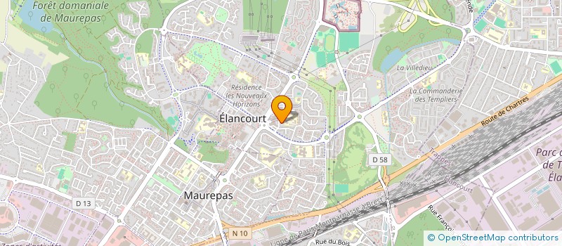 localisation de l'entreprise APP'S à ELANCOURT