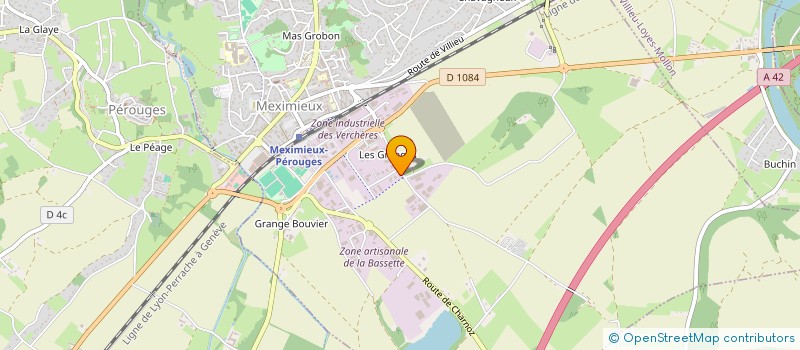 localisation de l'entreprise APP6 à MEXIMIEUX