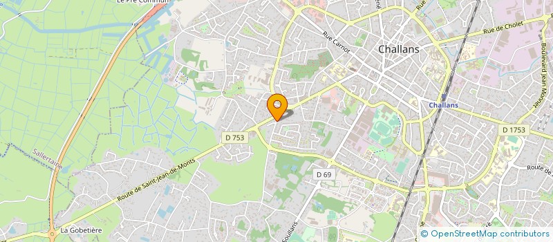 localisation de l'entreprise APPA à CHALLANS