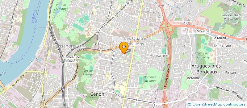 localisation de l'entreprise APPA  CENON