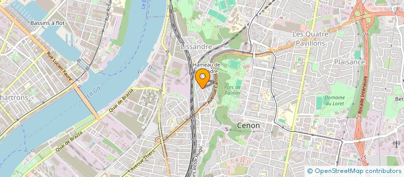 localisation de l'entreprise APPA  CENON