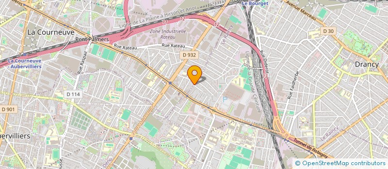 localisation de l'entreprise APPA RESTAURANT à LA COURNEUVE