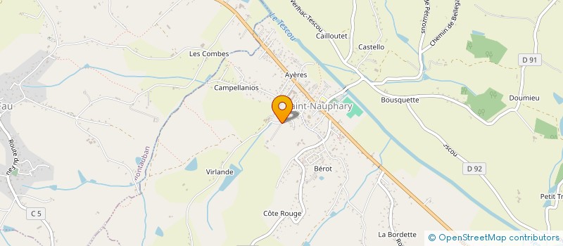 localisation de l'entreprise APPAC MIDI PYRENEES  SAINT-NAUPHARY