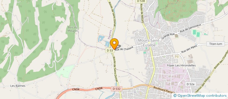 localisation de l'entreprise APPALACHES SPIRIT - COUNTRY & WESTERN MUSIC'N DANCE  MOURS-SAINT-EUSEBE