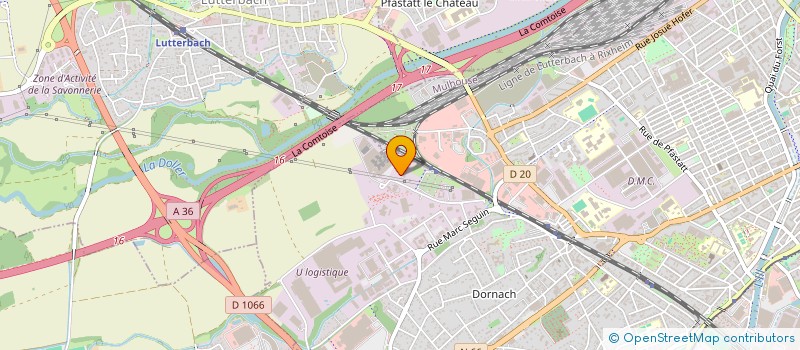 localisation de l'entreprise APPALETTE TOURTELLIER SYSTEMES  MULHOUSE