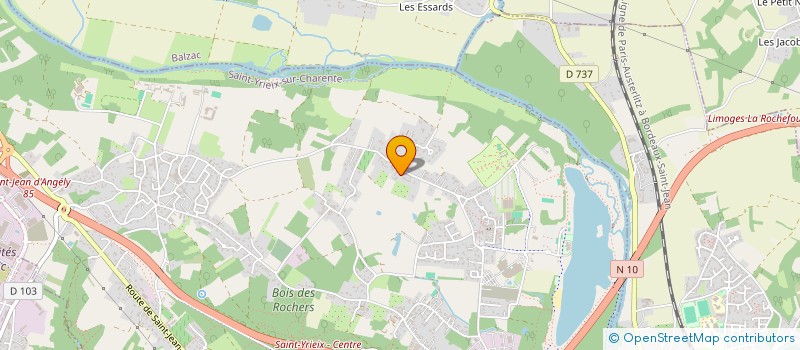 localisation de l'entreprise APPALISE à SAINT-YRIEIX-SUR-CHARENTE
