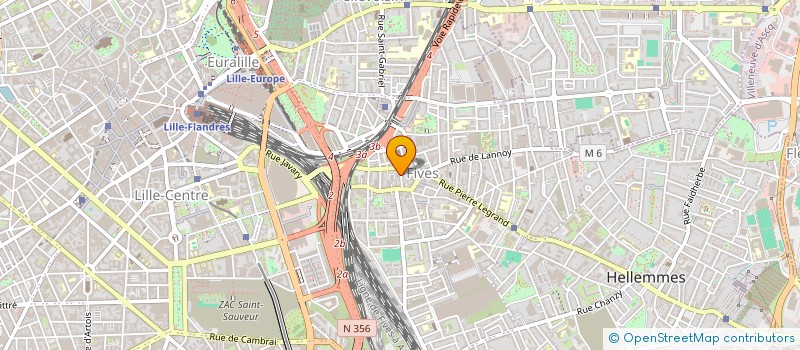 localisation de l'entreprise APPAR'T à LILLE