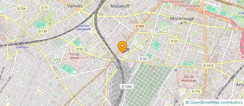 localisation de l'entreprise APPAREILLAGE ACCESSOIRE RADIO TELEPHONIE à MONTROUGE