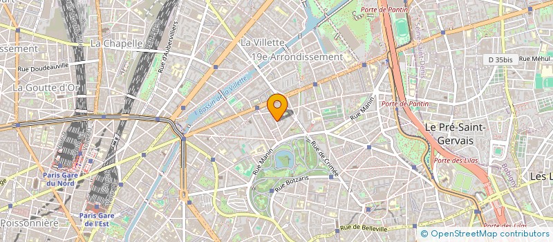 localisation de l'entreprise APPAREILLAGE ELECTRIQUE L D  PARIS