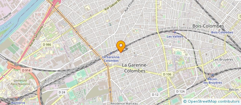 localisation de l'entreprise APPAREILLAGE ORTHOPEDIQUE APPLIQUE à LA GARENNE-COLOMBES