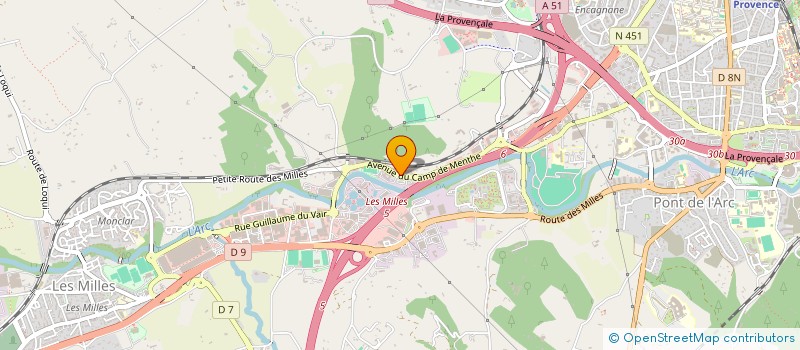 localisation de l'entreprise APPAREILLAGE ORTHOPEDIQUE PROVENCALE à AIX-EN-PROVENCE