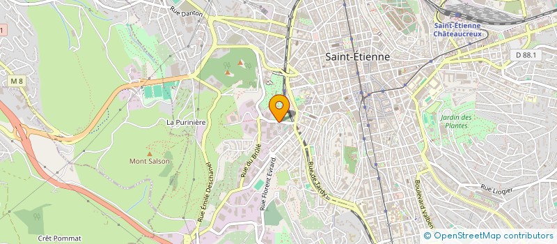 localisation de l'entreprise APPAREILS LEVAGE DU FOREZ à SAINT-ETIENNE