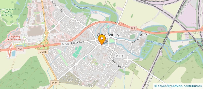 localisation de l'entreprise APPAREILS REALISAT THERMOMETRI à CLAYE-SOUILLY